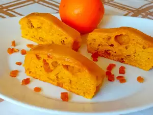 Bizcocho de naranja y calabaza