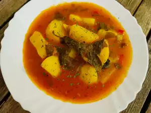 Guiso de patatas con acelgas