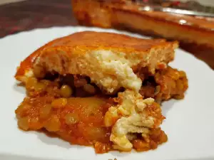 Moussaka vegana de invierno