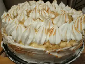 Tarta de limón y merengue