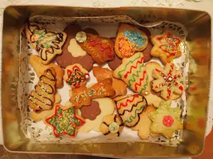 Galletas de miel para fiestas de Navidad