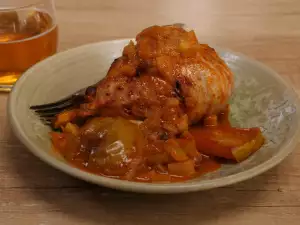 Muslos de pavo con salsa picante