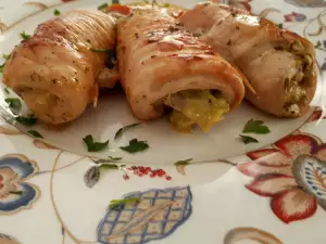 Rollitos de pavo con pesto