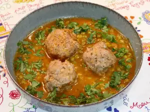 Albóndigas de pavo con guisantes