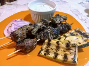 Souvlaki de pavo (receta griega)