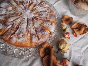 Tarta de manzana y ricotta