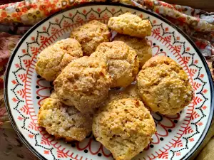 Galletas de manzana para el café