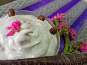 Merengue de fresas frescas