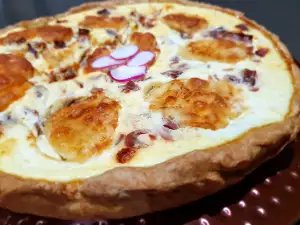 Quiche de Ricotta y Jamón