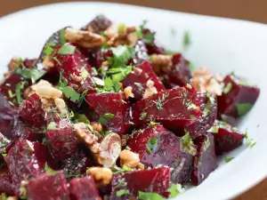 Ensalada de remolacha con nueces