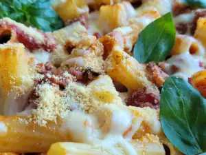 Rigatoni Boloñesa al Horno