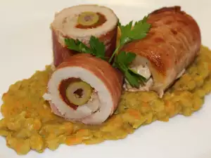 Rollitos de cerdo con prosciutto