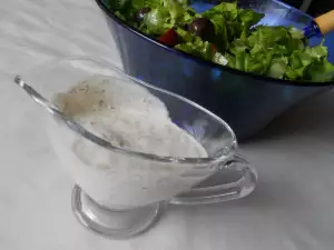 Aderezo para ensaladas con yogur y mayonesa