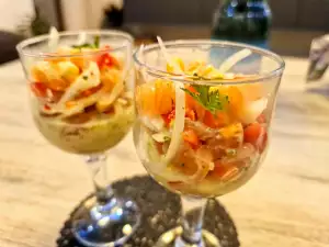 Ceviche de salmón