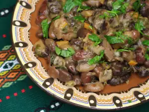 Alubias pintas al horno