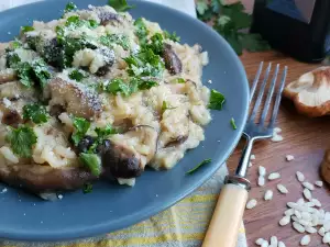 Risotto con arroz Arborio