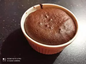 Soufflé de chocolate - bomba