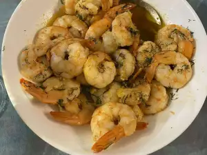 Gambas picantes a la sartén