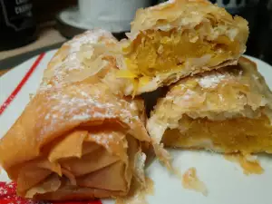 Strudel de caqui