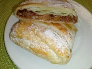 Strudel de calabaza y manzanas