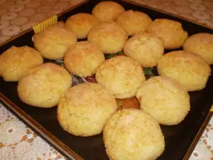 Bolitas de sémola en almíbar