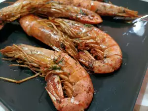 Gambas flambeadas