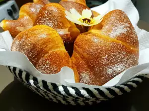 Bollos de crema dulce