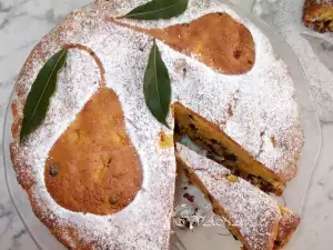 Pastel de pera italiano