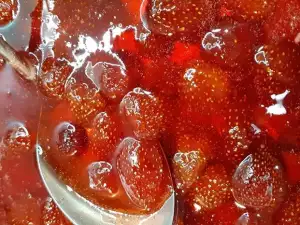 Mermelada transparente de fresa, triple hervida
