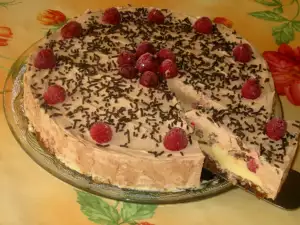 Tarta Helada con Crema de Chocolate