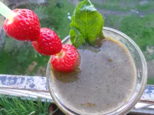 Smoothie de fresas y espinacas