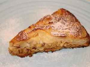 Tarta jugosa con manzanas