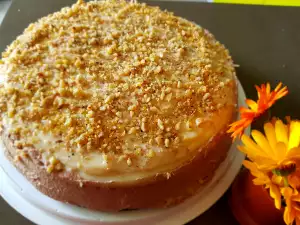 Tarta de nueces jugoso