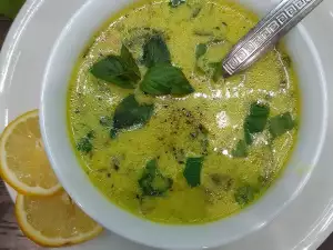 Sopa de espinacas fácil