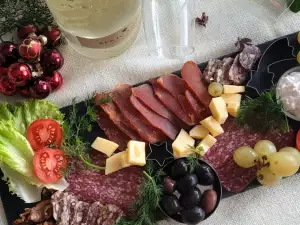 Picada en tabla para la fiesta de fin de año