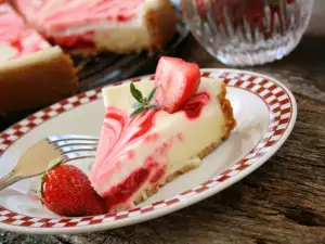 Cheesecake de fresas con mascarpone