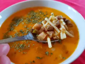 Sopa de Setas Ostra y Bacon