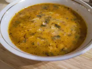 Sopa de hojas de remolacha