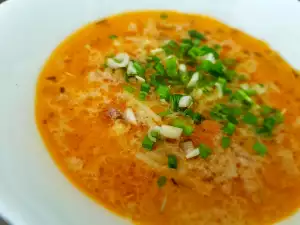 Sopa de muslo de pato