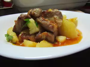 Cerdo tierno con patatas