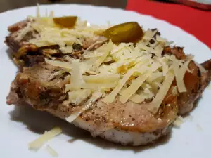 Chuletas de cerdo con parmesano