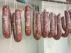 Salchichas de cerdo caseras