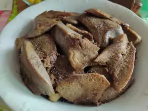 Lengua de cerdo con mantequilla