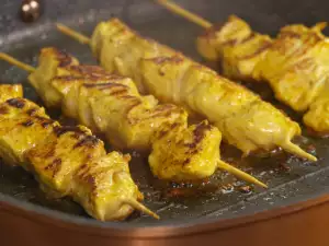 Brochetas de Pollo Tandoori