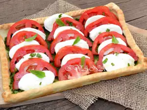 Tarta Caprese Salada