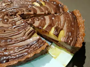 Tarta de Peras y Cacao