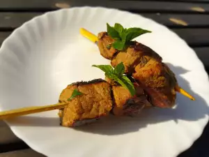 Brochetas de Ternera con Menta y Cilantro