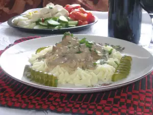 Ternera Stroganoff