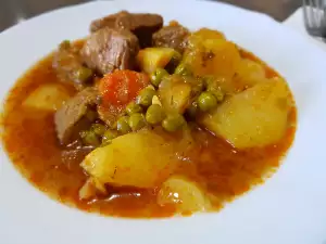 Estofado de ternera con verduras