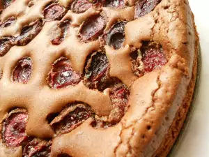 Tarta Tenerina con Cerezas (Tenerina alle ciliegie)